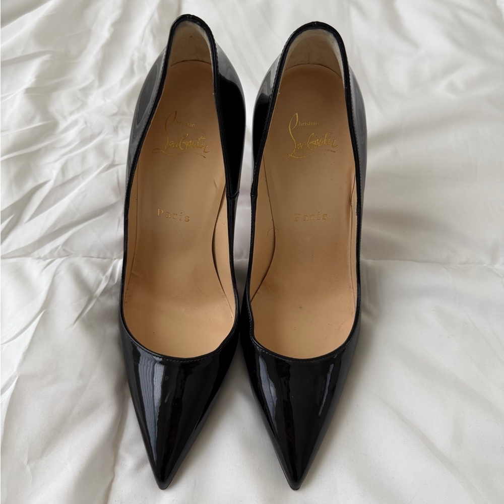 Christian Louboutin Glossy Black Heels